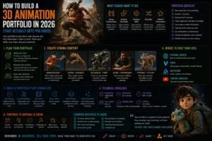 How to Build a 3D Animation Portfolio in 2026 (That Actually Gets You Hired)