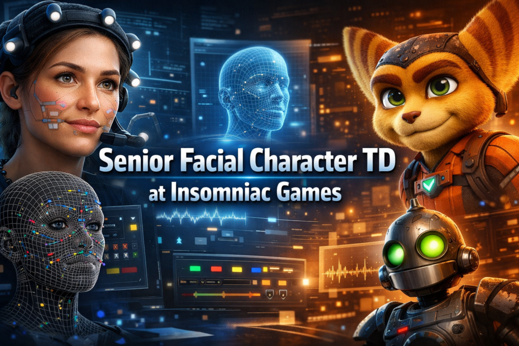 Senior Facial Character TD at Insomniac Games
