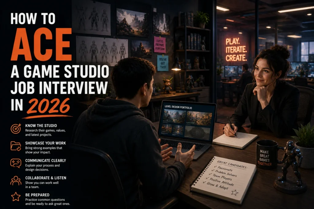 How to Ace a Game Studio Job Interview in 2026