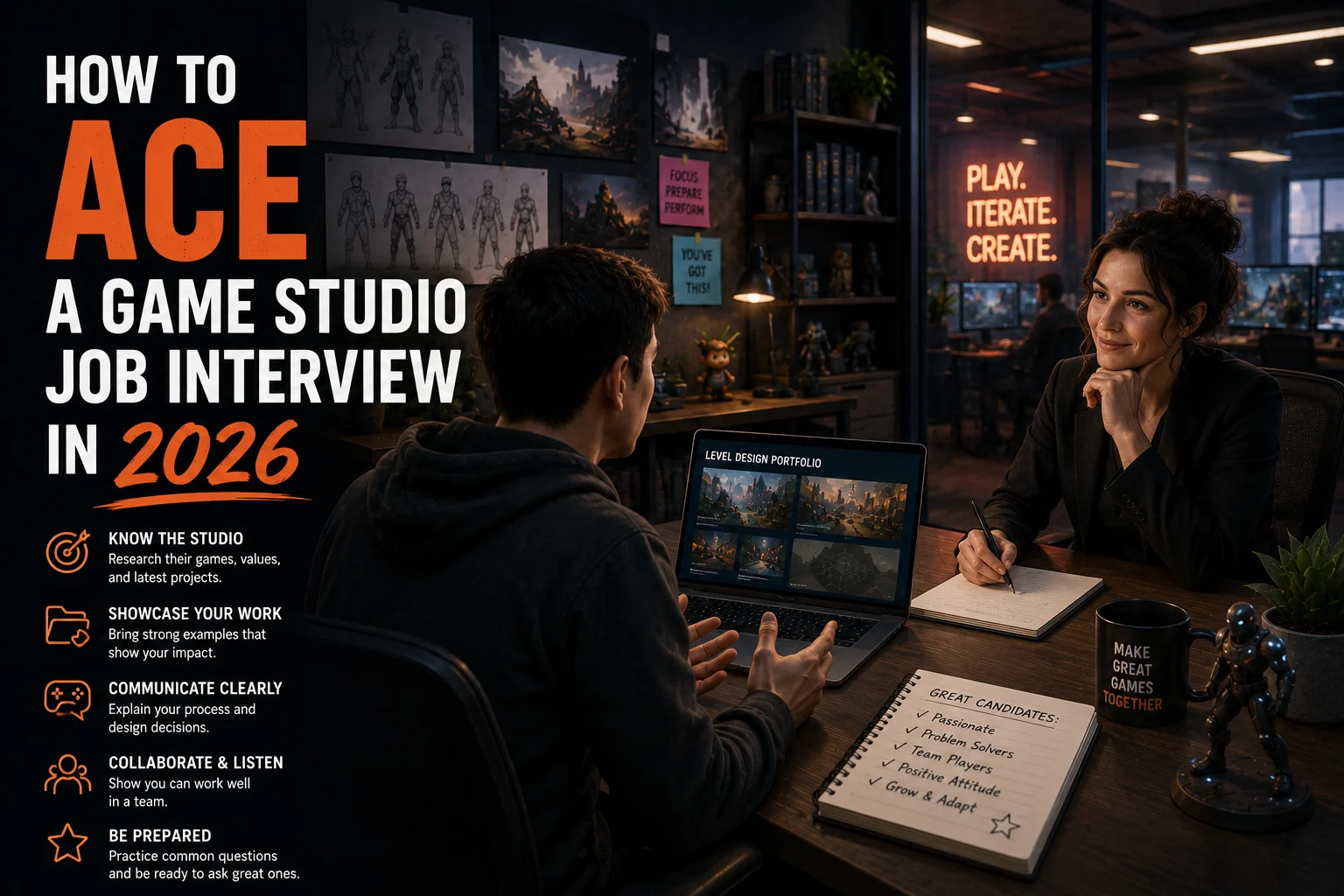How to Ace a Game Studio Job Interview in 2026