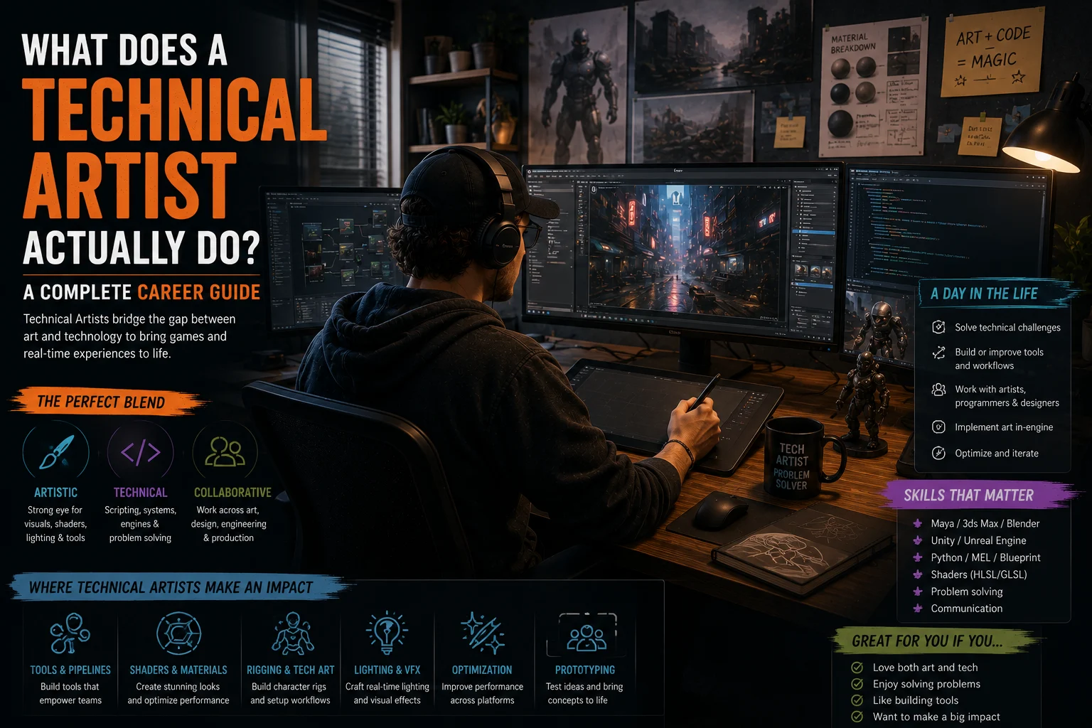 What Does a Technical Artist Actually Do? A Complete Career Guide